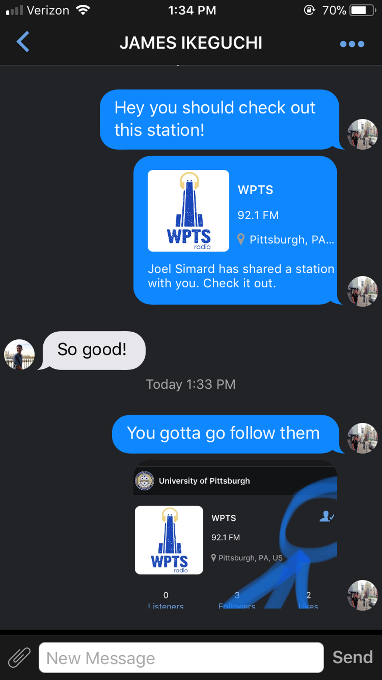 AudioDorm Mewssaging