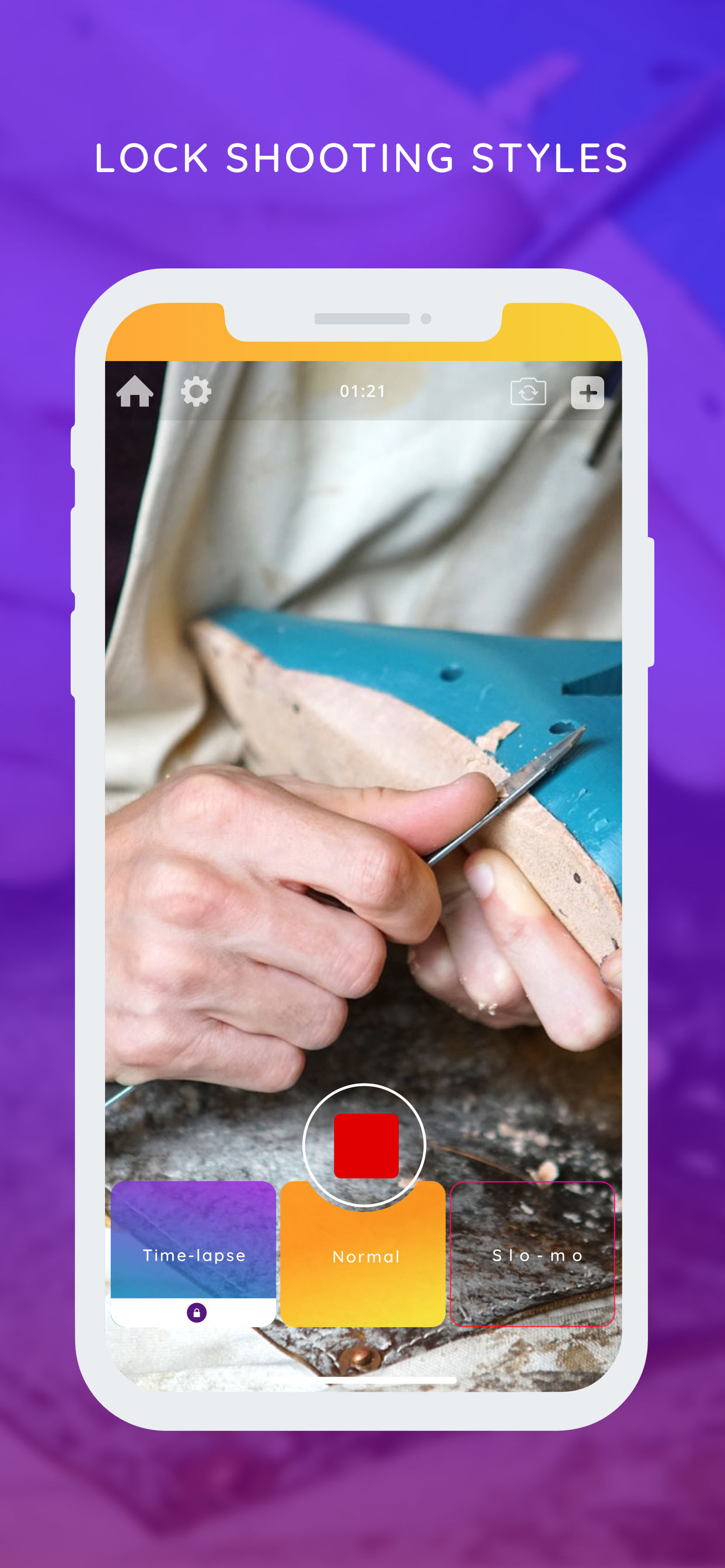 Reelshot Example Screen