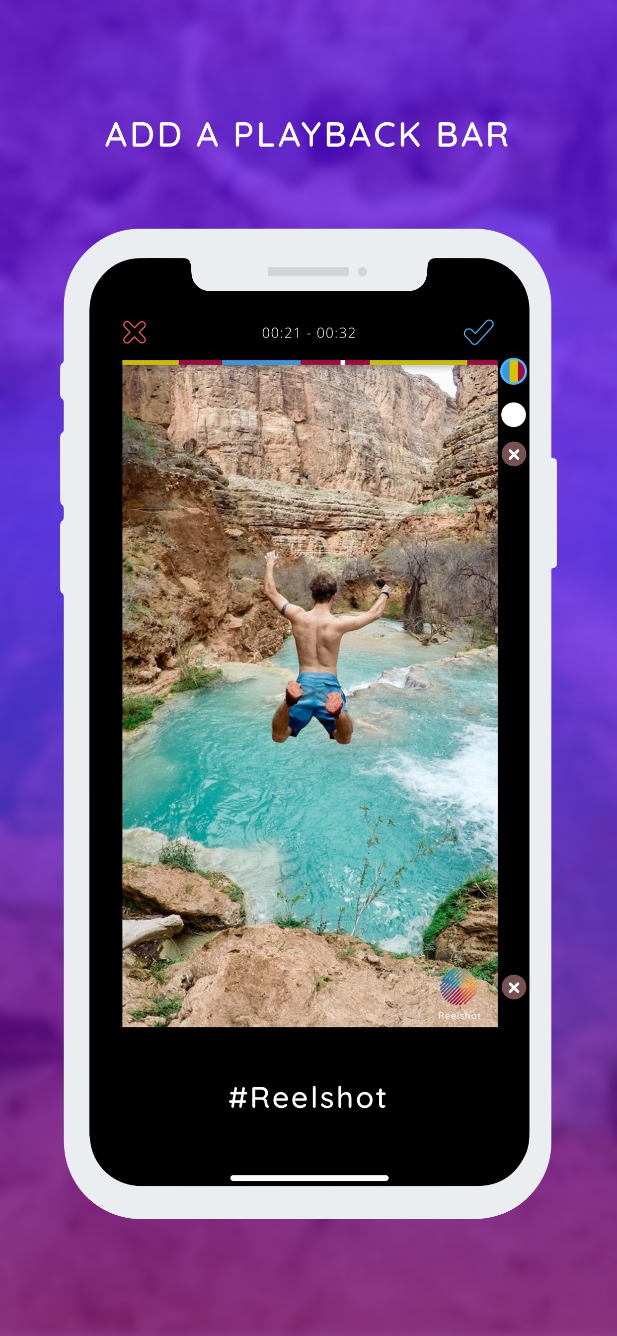 Reelshot Example Screen