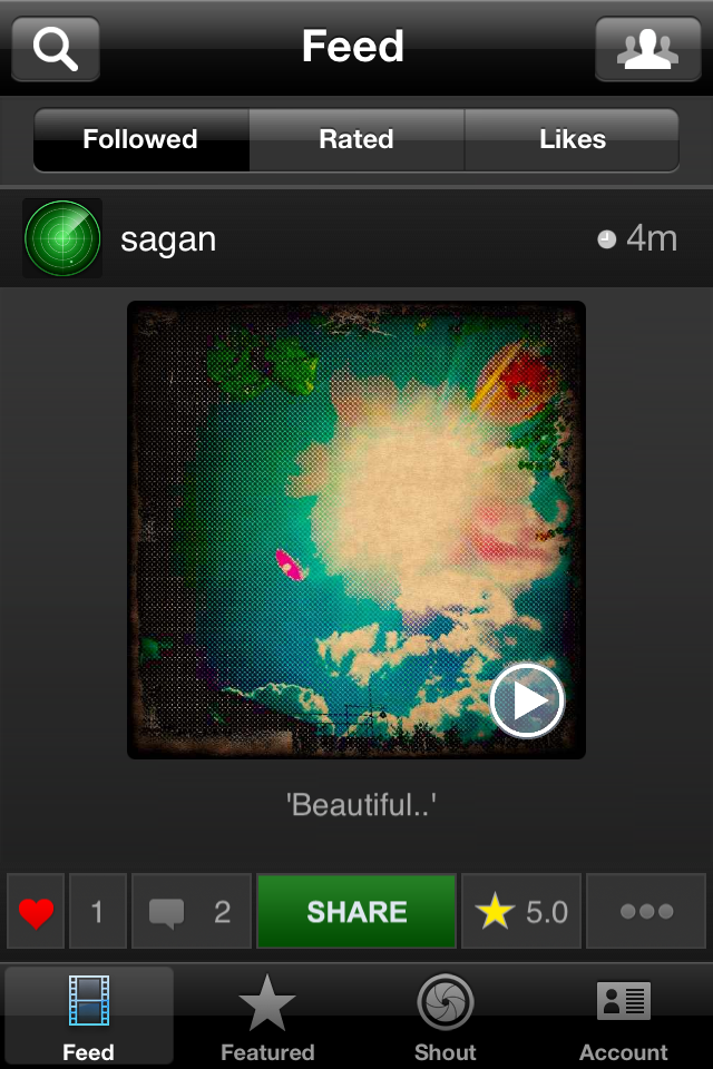 Blabbelon Shout App Screen