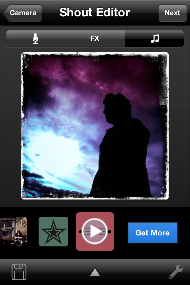 Blabbelon Shout App Screen