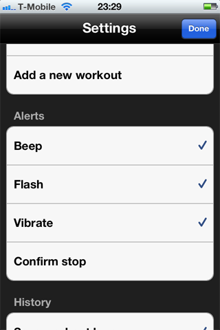 Stop Go Settings Image