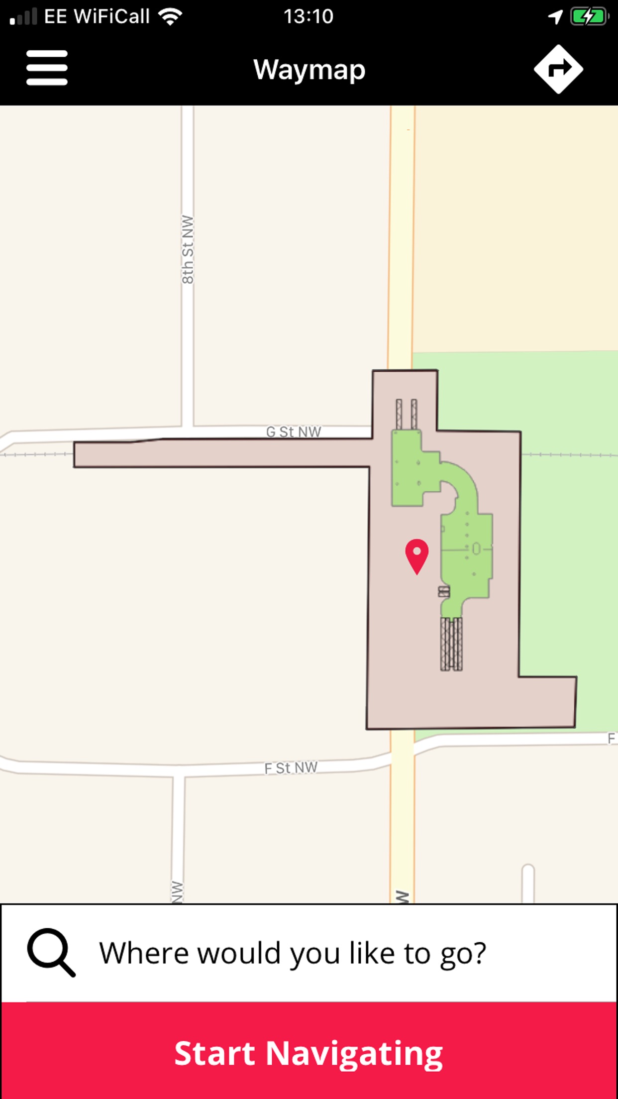 Waymap Example Screen