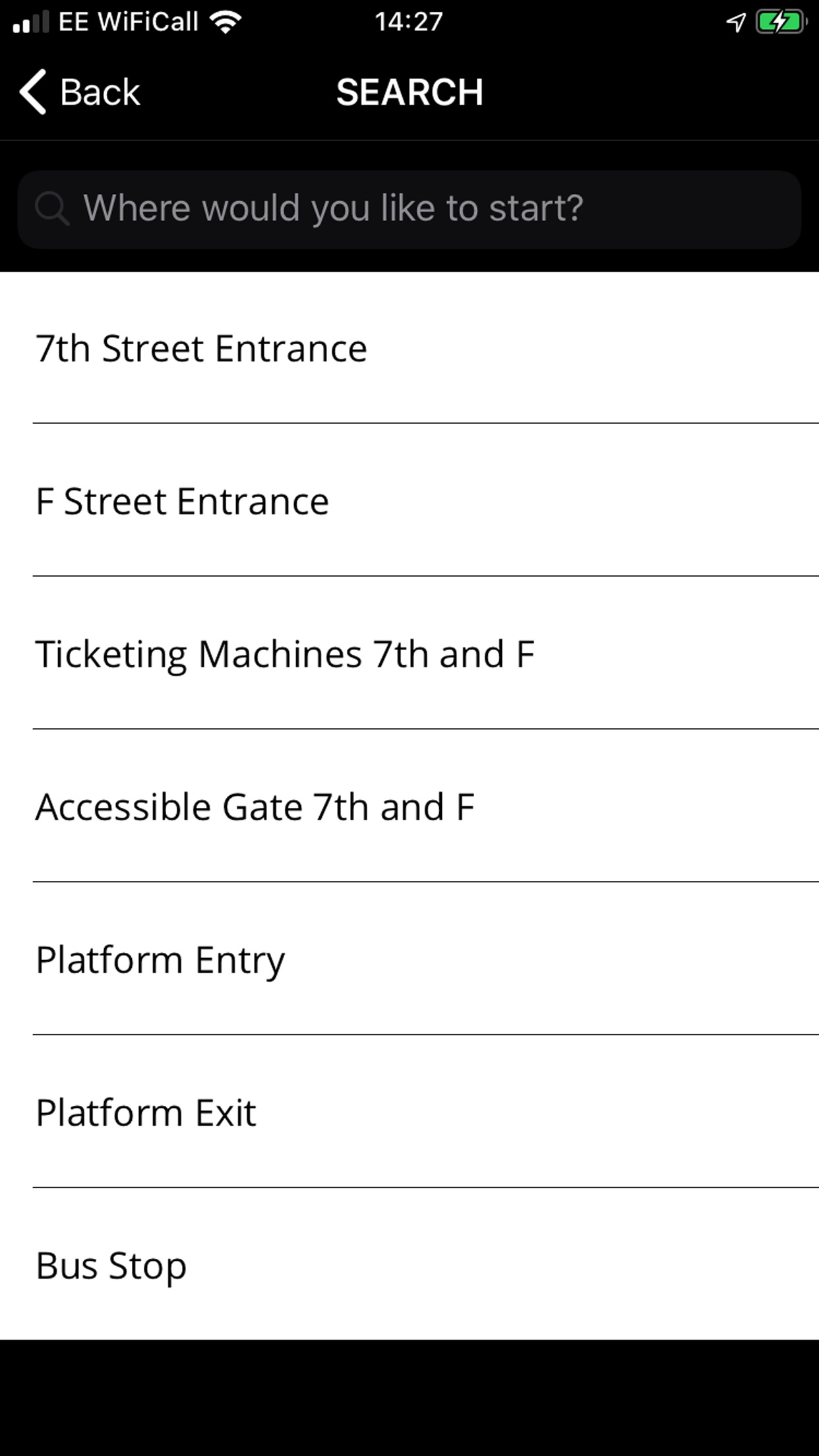 Waymap Example Screen